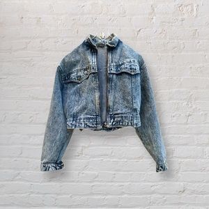 RARE Vintage Porsche ~ Cropped Denmin Jacket (Grand 84)